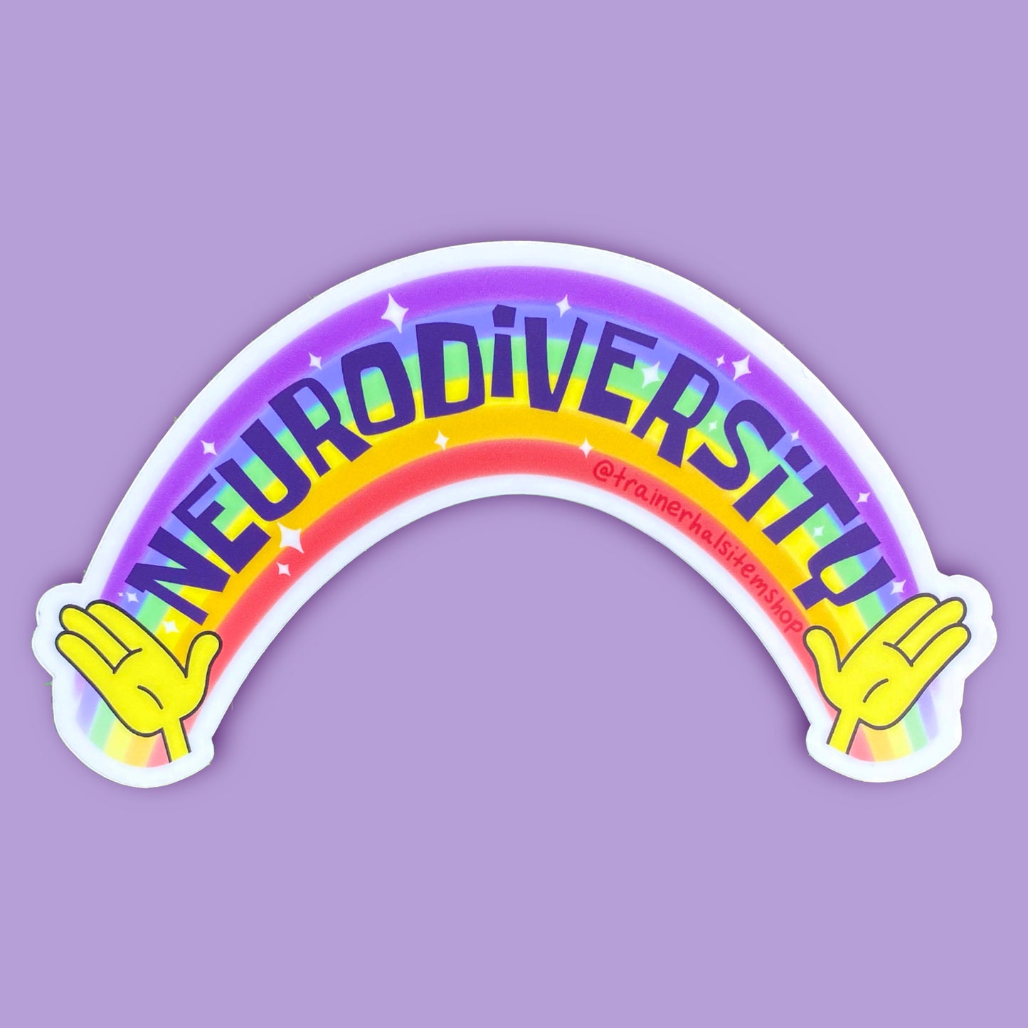 Neurodiversity Rainbow Sticker | Autism & ADHD Awareness Kids Decal