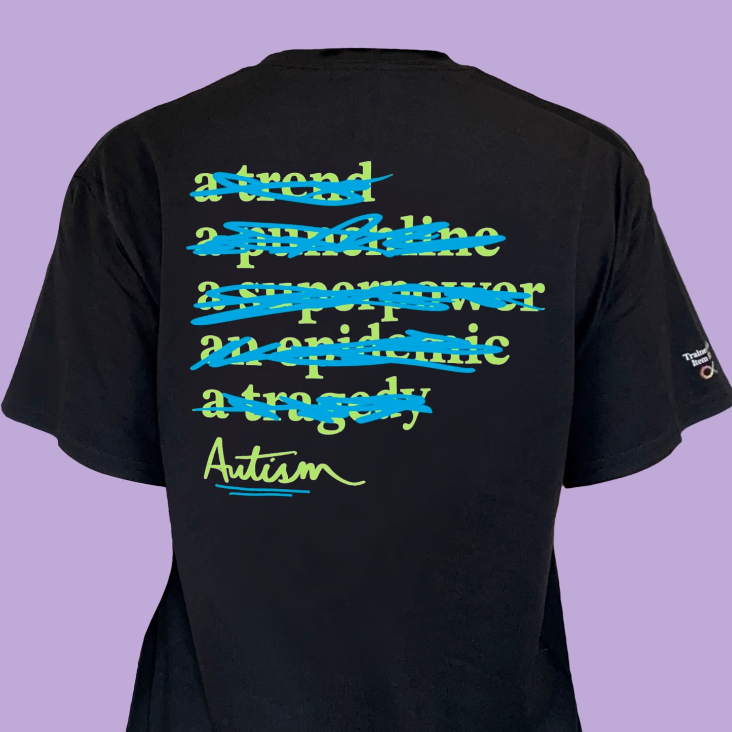 Autism Pride Shirt | Punk Neurodiversity Graphic Tee Acceptance Awareness Inclusion Blue & Green Autistic Advocate Therapy SPED Teacher ASD