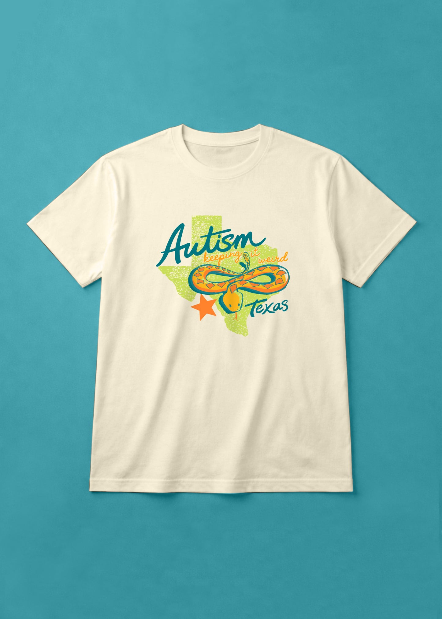 Keep It Weird Autism Texas Graphic Tee — Neurodivergent Pride