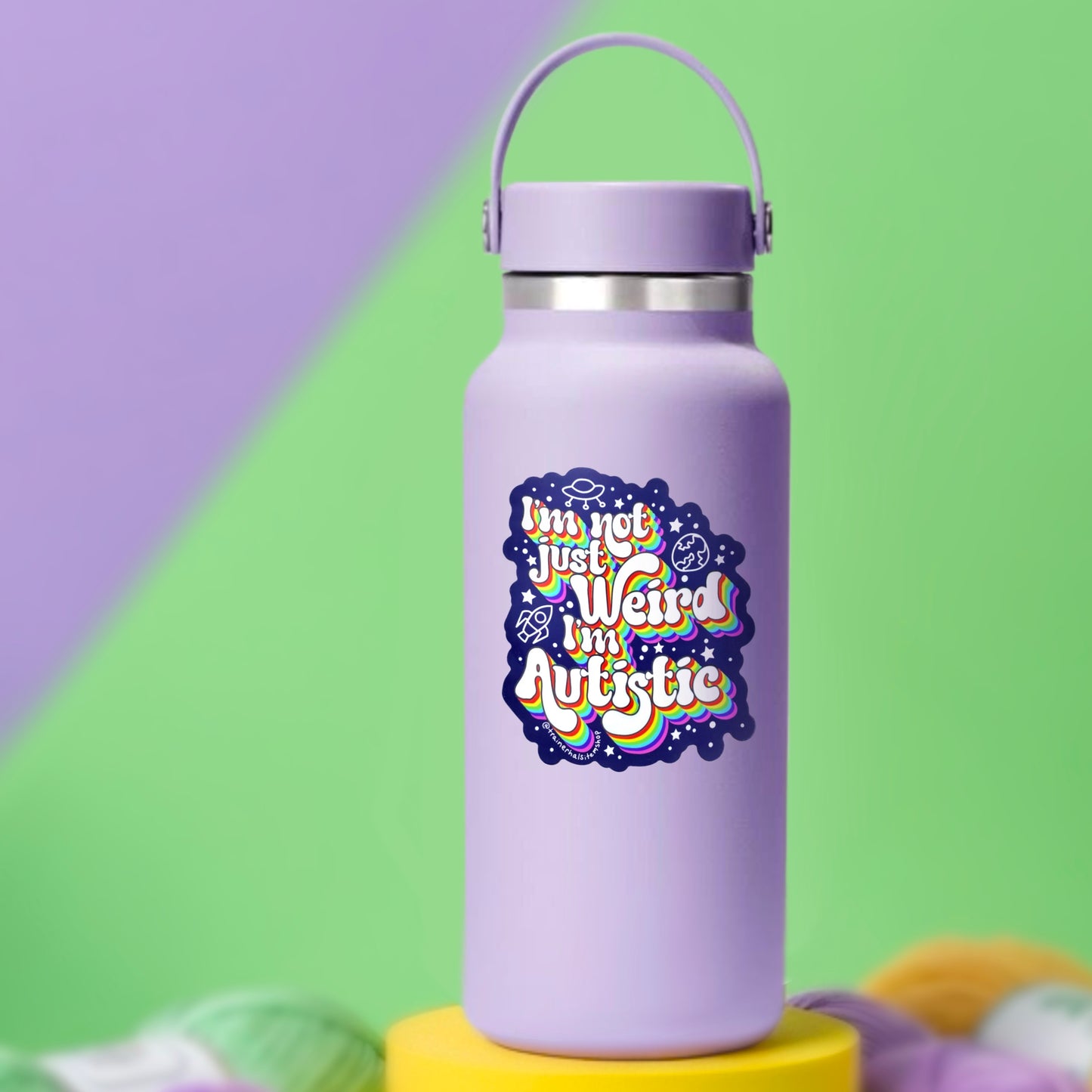 Autism Pride Sticker | Outer Space Neurodiversity Decal