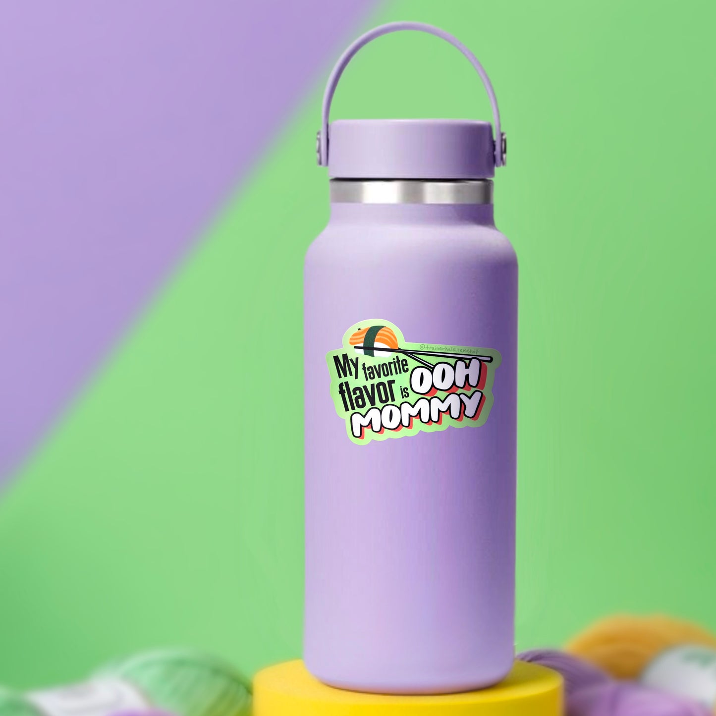 Umami Pun Sushi Sticker | Spicy Humor Sexy Mommy Decal