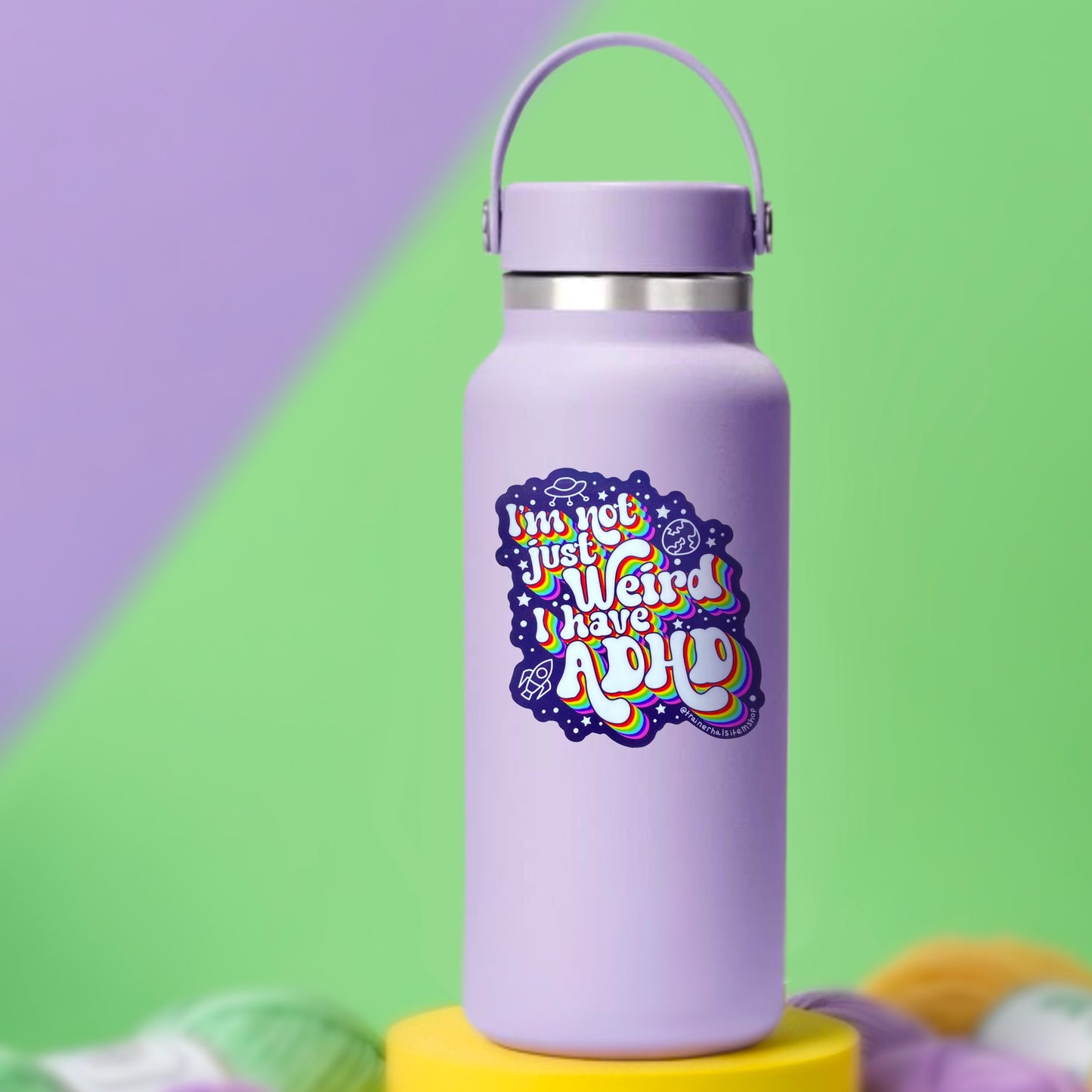 ADHD Pride Sticker | Neurodiversity Affirming Decal