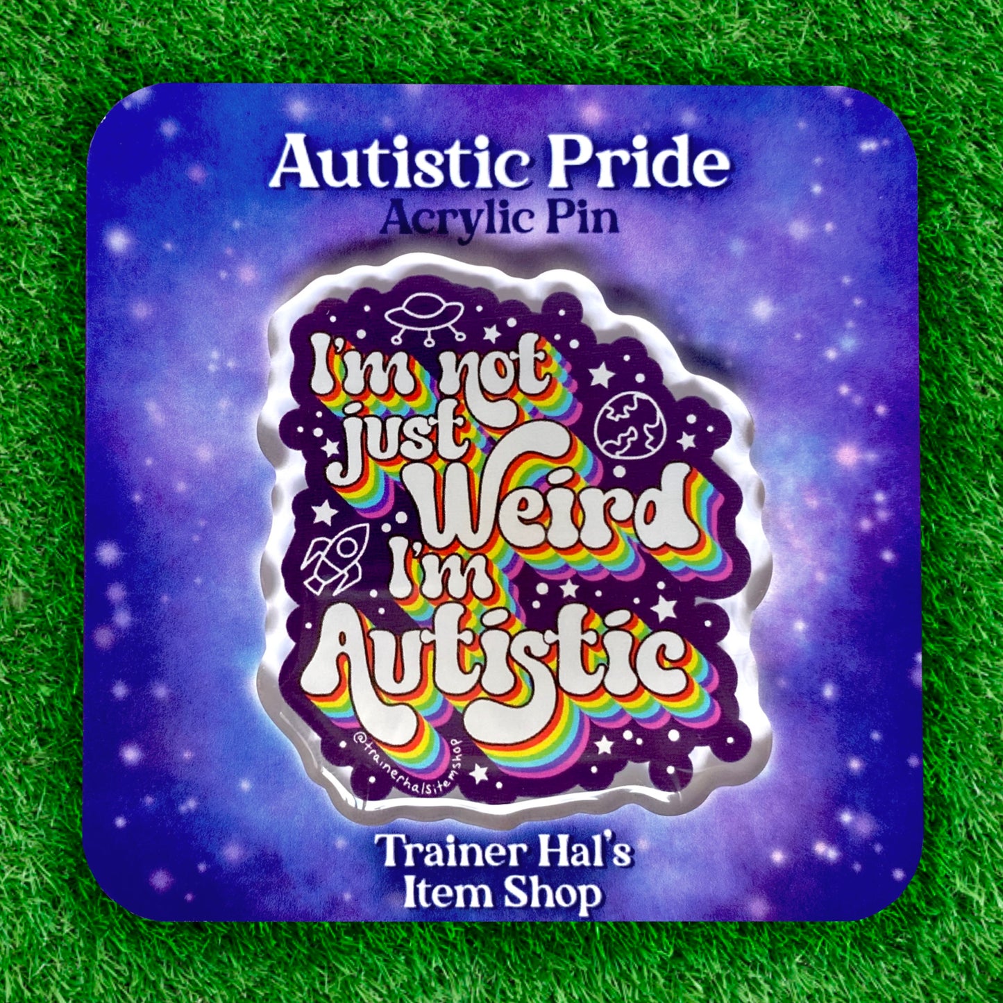 Autism Pride Pin | Outer Space Neurodiversity Awareness Pin