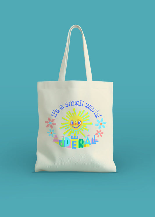 Small World Adderall Tote Bag - ADHD Neurodivergent Pride