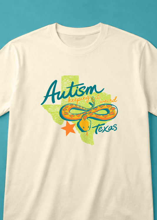 Keep It Weird Autism Texas Graphic Tee — Neurodivergent Pride