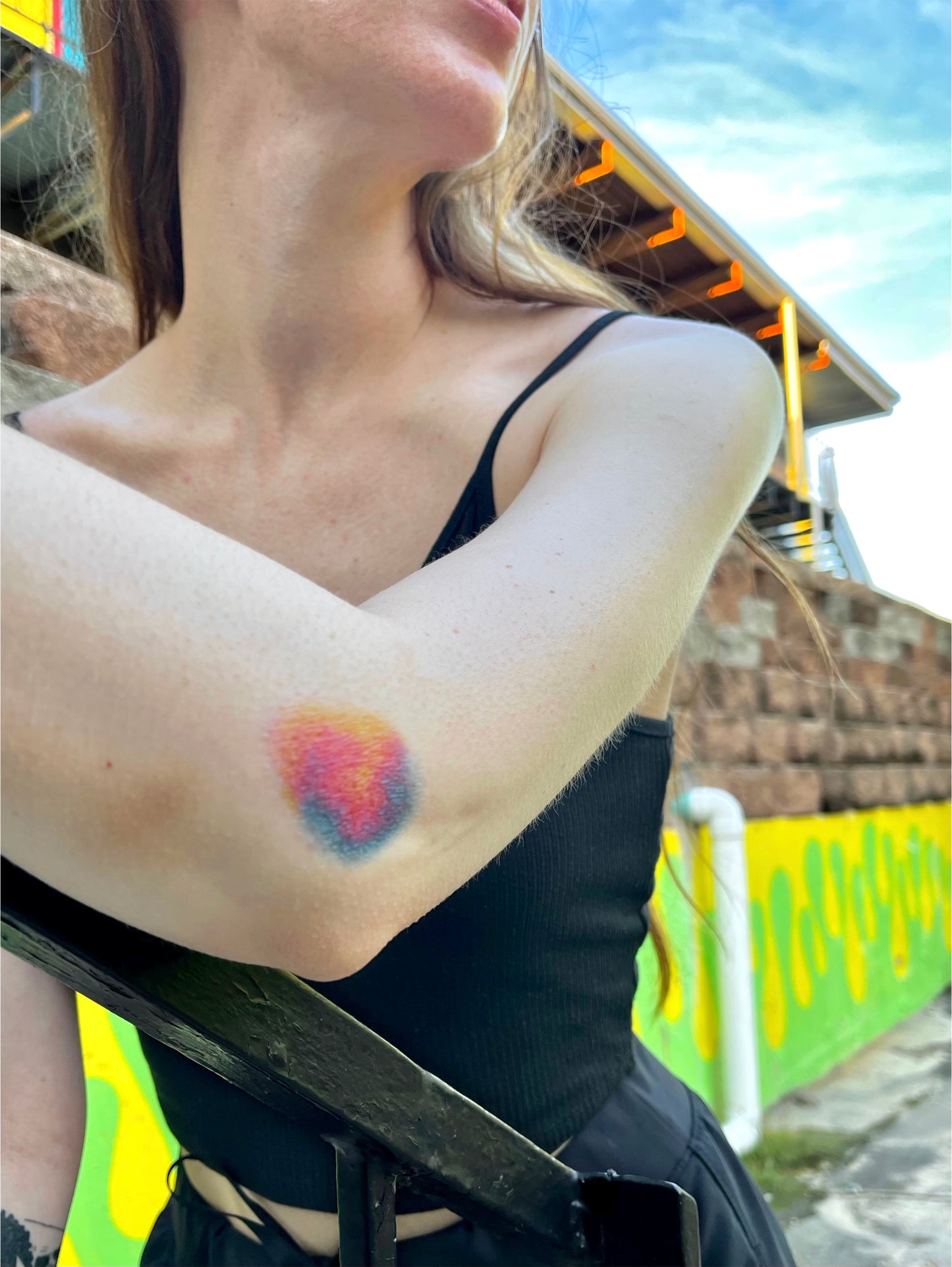 Queer Pride Bruises Temporary Tattoo | 7 LGBTQ+ Flag Options