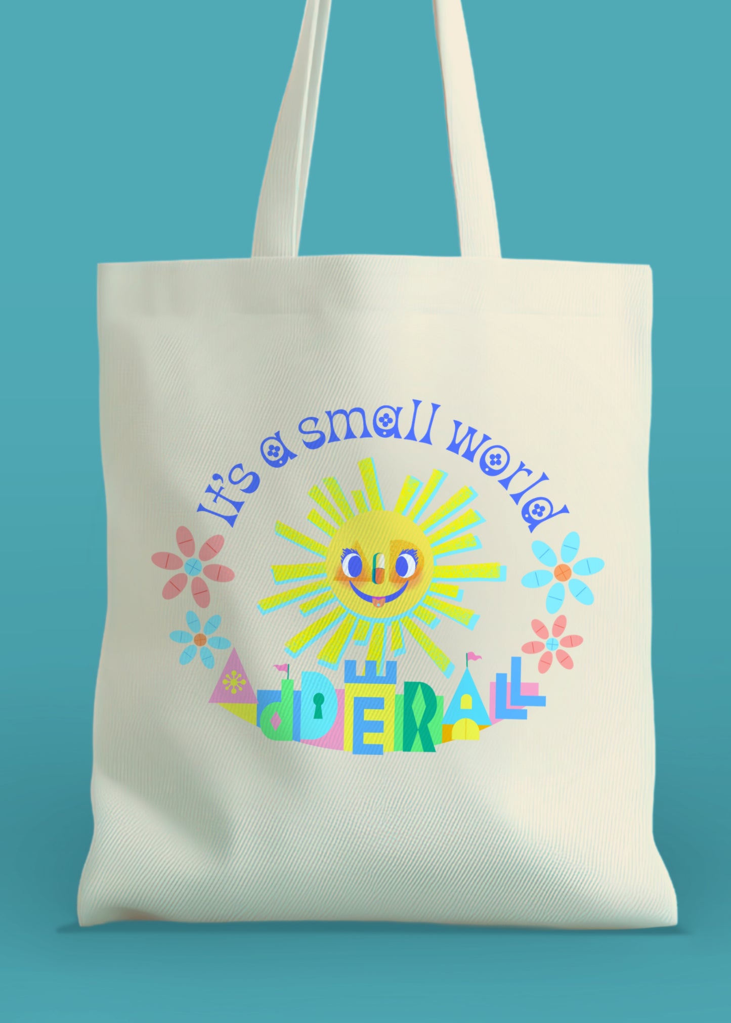 Small World Adderall Tote Bag - ADHD Neurodivergent Pride