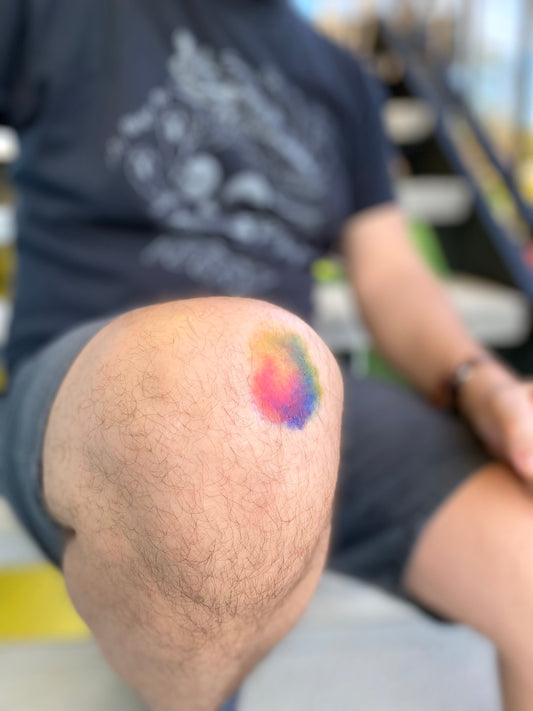 Queer Pride Bruises Temporary Tattoo | 7 LGBTQ+ Flag Options