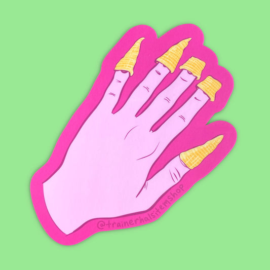 Nostalgic Lesbian Pride Sticker | Subtle & Funny Sapphic Decal