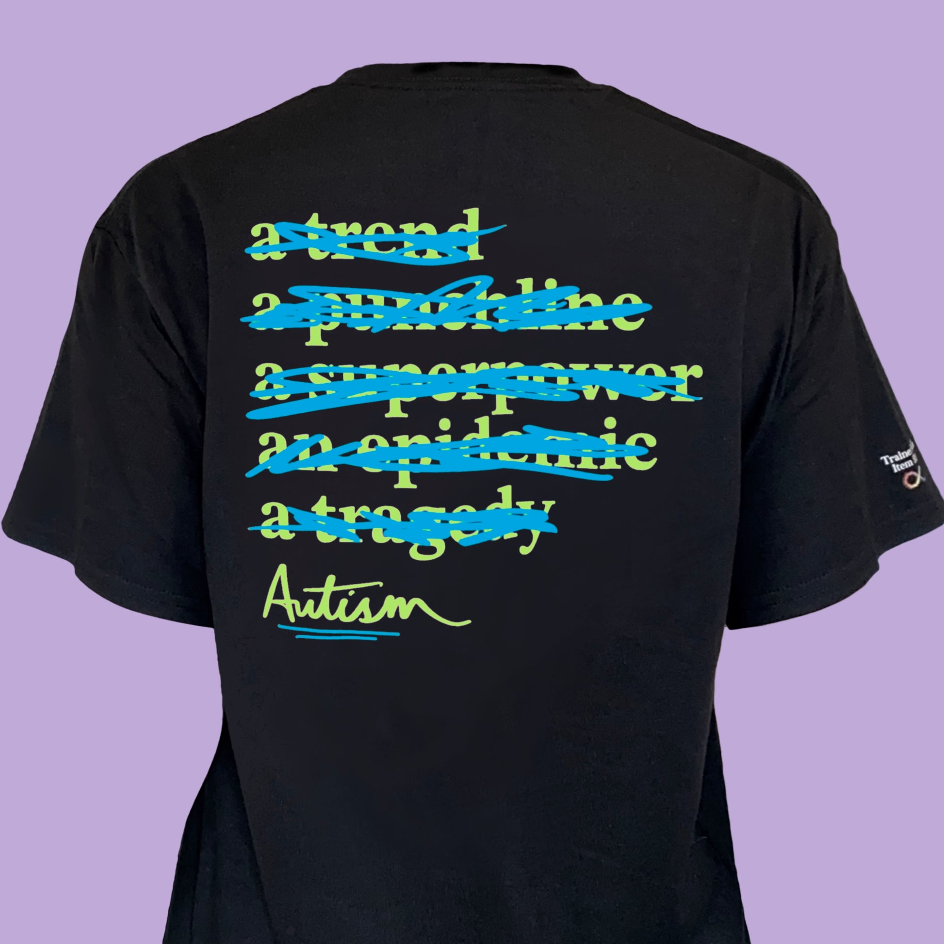 Autism Pride Shirt | Punk Neurodiversity Graphic Tee Acceptance Awareness Inclusion Blue & Green Autistic Advocate Therapy SPED Teacher ASD
