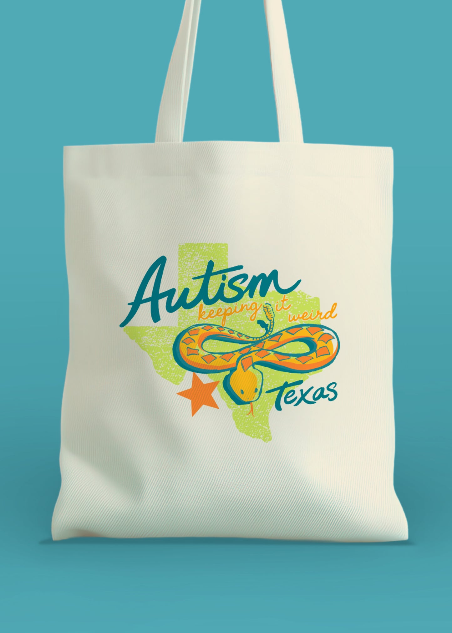 Keep It Weird Autism Texas Tote Bag — Neurodivergent Pride