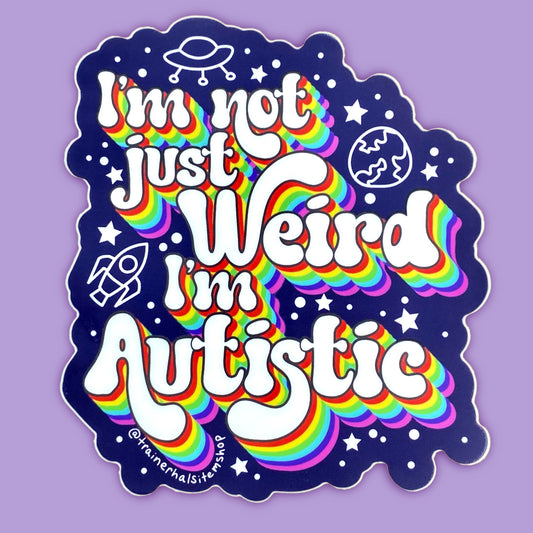 Autism Pride Sticker | Outer Space Neurodiversity Decal