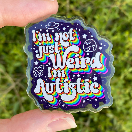 Autism Pride Pin | Outer Space Neurodiversity Awareness Pin