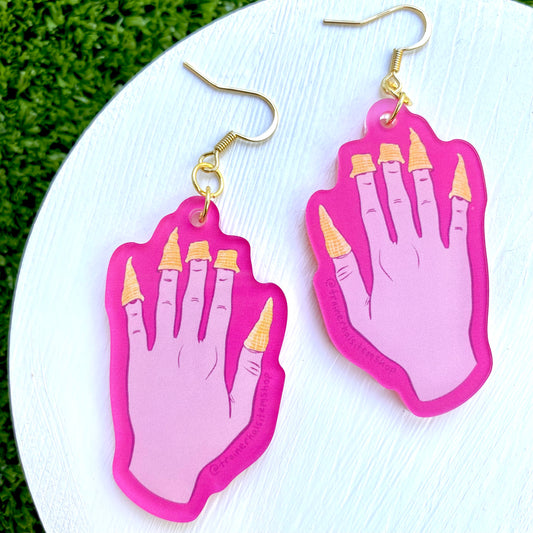 Subtle Lesbian Pride Earrings | Unhinged & Funny Sapphic Jewelry