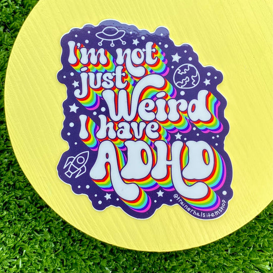 ADHD Pride Sticker | Neurodiversity Affirming Decal